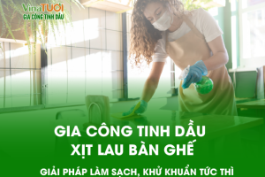 Gia Công Tinh Dầu Xịt Lau Bàn Ghế: Giải Pháp Làm Sạch & Khử Khuẩn Tức Thì, Đột Phá Cho Doanh Nghiệp Của Bạn