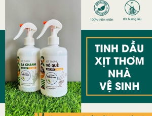 Gia công tinh dầu xịt thơm nhà vệ sinh