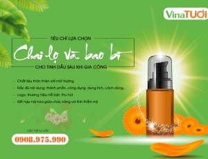 Tiêu chí lựa chọn chai lọ và bao bì tinh dầu