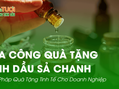 Gia Công Quà Tặng Tinh Dầu Sả Chanh – Giải Pháp Quà Tặng Tinh Tế Cho Doanh Nghiệp