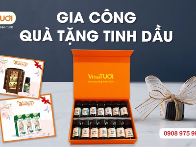 Gia công quà tặng tinh dầu thiên nhiên - món quà hương thơm ý nghĩa