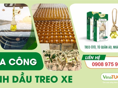 Tinh dầu treo đa năng - hương thơm lan tỏa khắp ngóc ngách cuộc sống