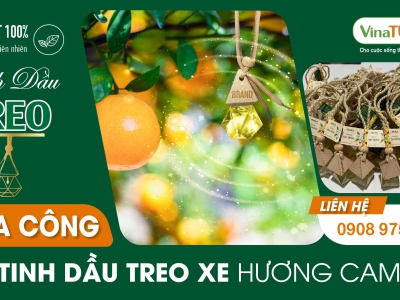 Tinh dầu treo cam ngọt chất lượng cao từ đơn vị gia công Vina Tươi