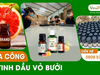 Tạo dấu ấn riêng với tinh dầu vỏ bưởi gia công chất lượng cao