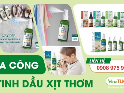 Gia công tinh dầu xịt thơm thiên nhiên: hương thơm tự nhiên, trải nghiệm tuyệt vời