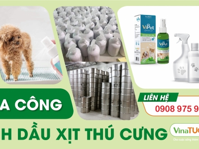 Gia công tinh dầu xịt thơm thú cưng chất lượng cao 