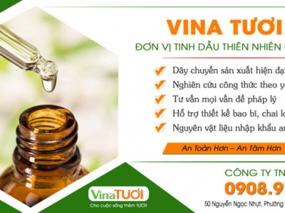 Vina Tươi – Đơn vị tinh dầu thiên nhiên uy tín