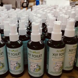 Gia công xịt toilet thương hiệu Aromazz