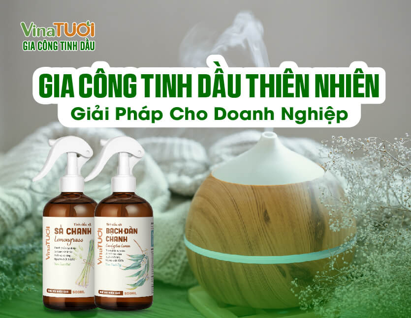 Gia công tinh dầu xịt thiên nhiên – Giải pháp cho doanh nghiệp 