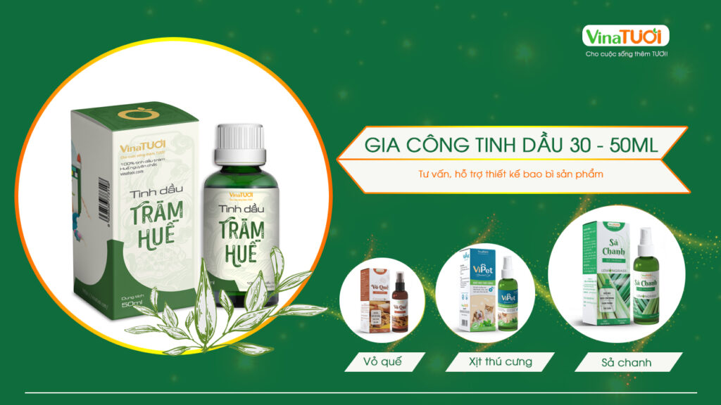 Gia công tinh dầu 30ml - 50ml