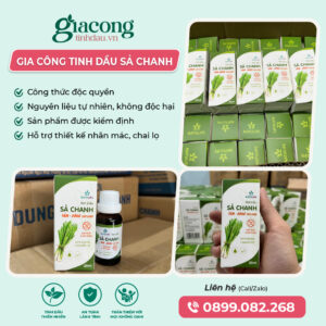 Gia công tinh dầu Sả Chanh