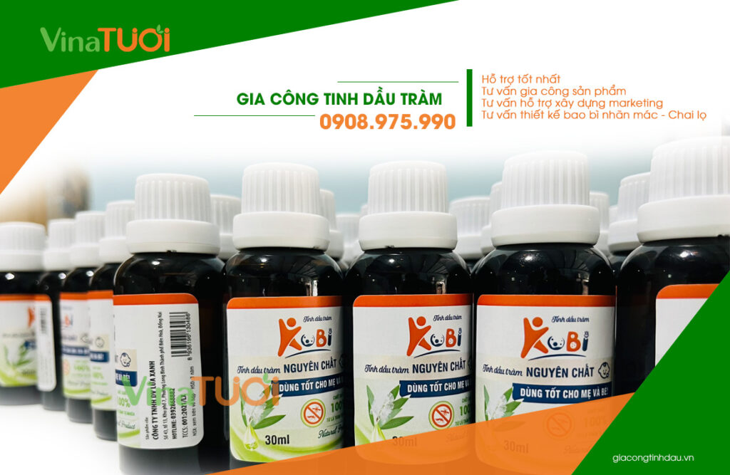 Gia công tinh dầu tràm