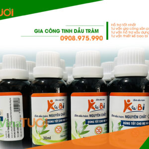 Gia công tinh dầu tràm
