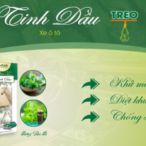 Gia công tinh dầu treo xe hương bạc hà