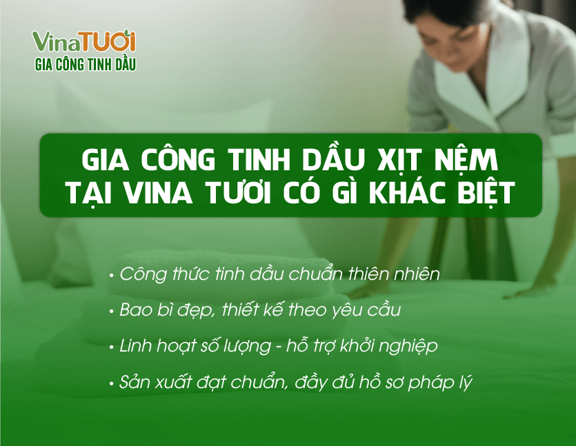 Sự Khác Biệt Gia Công Tinh Dầu Tại Vina Tươi