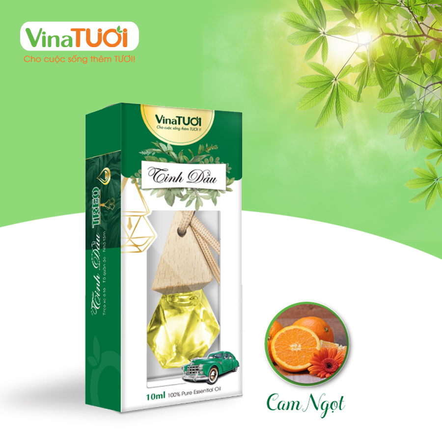 Gia công tinh dầu treo xe hương cam