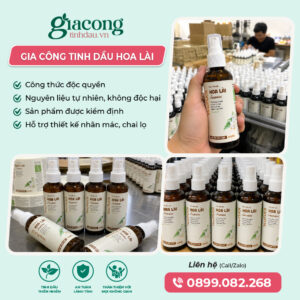 Tinh dầu xịt thơm hoa lài