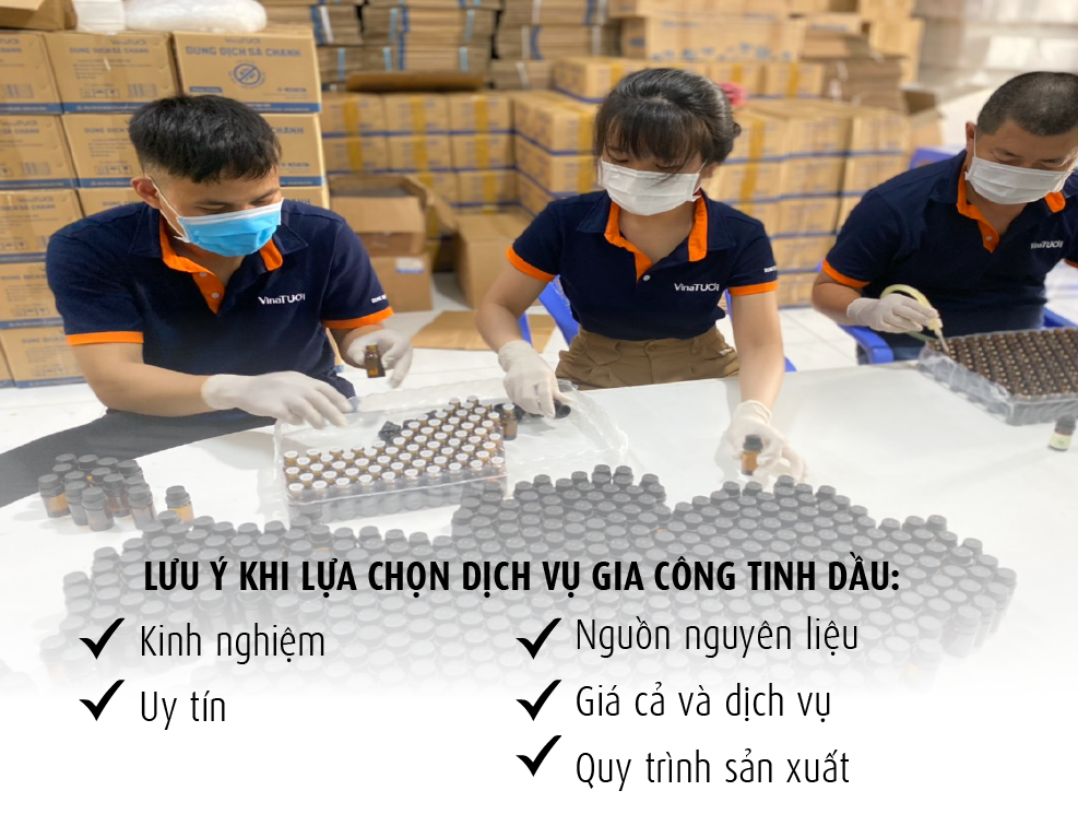 Làm Sao Để Tìm Nơi Gia Công Tinh Dầu Ở TP HCM Uy Tín?