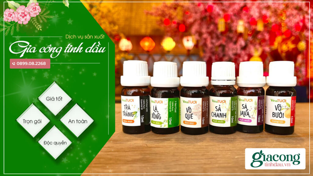 Công ty dịch vụ gia công tinh dầu