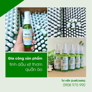 Gia công tinh dầu xịt thơm quần áo