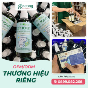 Dịch vụ gia công xịt khử mùi toilet tinh dầu OEM/ODM