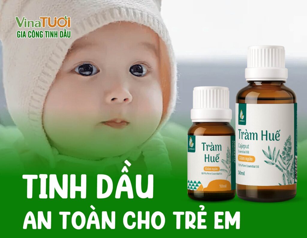 Tinh dầu an toàn cho trẻ em