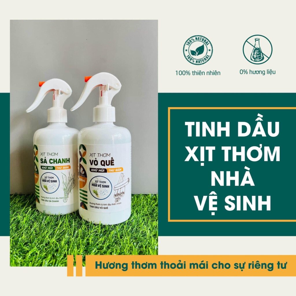 Tinh dầu xịt thơm nhà vệ sinh
