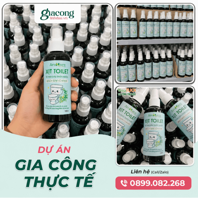 Dự án gia công tinh dầu thực tế
