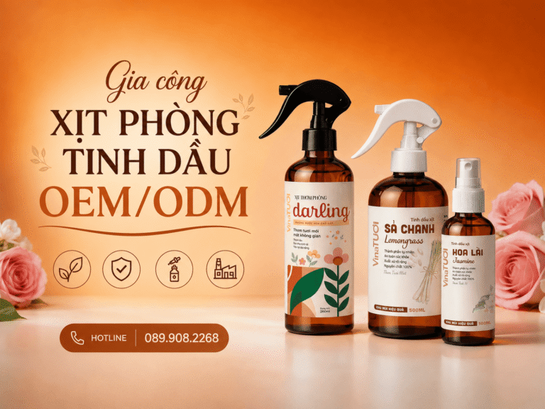 Gia công xịt phòng OEM ODM theo yêu cầu