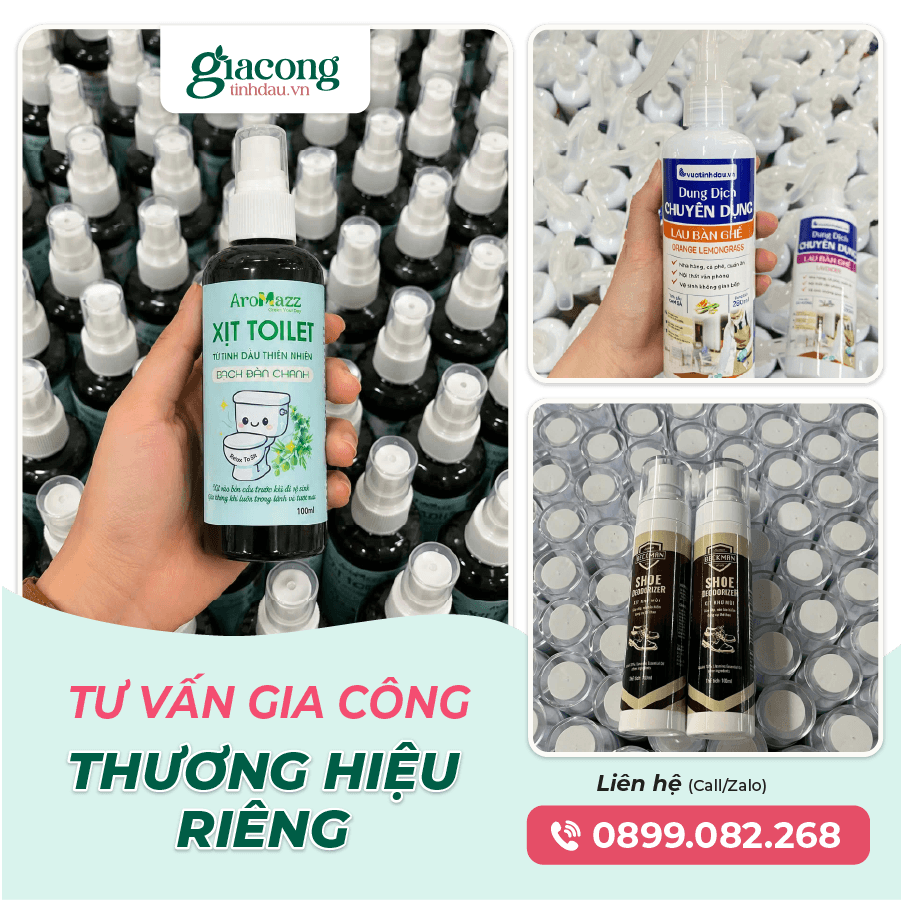 Liên hệ tư vấn gia công xịt phòng tinh dầu OEM ODM