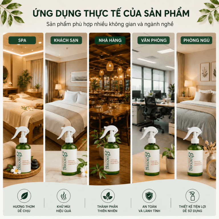 Ứng dụng xịt phòng tinh dầu cho spa khách sạn