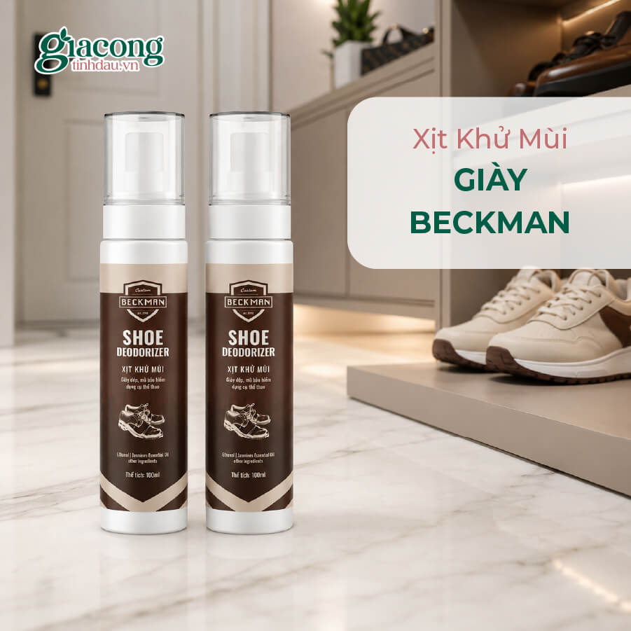 Dự án gia công xịt khử mùi giày Beckman với quy trình OEM/ODM chuyên nghiệp
