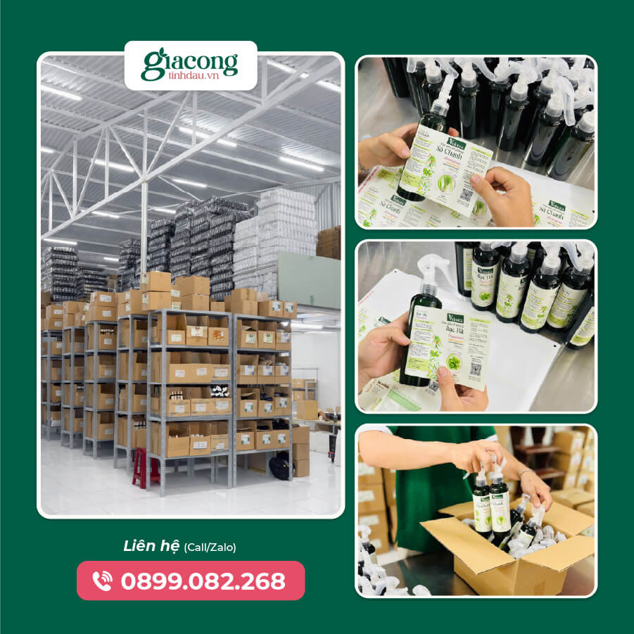 Quy trình gia công tinh dầu xịt phòng OEM ODM từ nghiên cứu mùi hương, tối ưu công thức đến sản xuất đóng gói