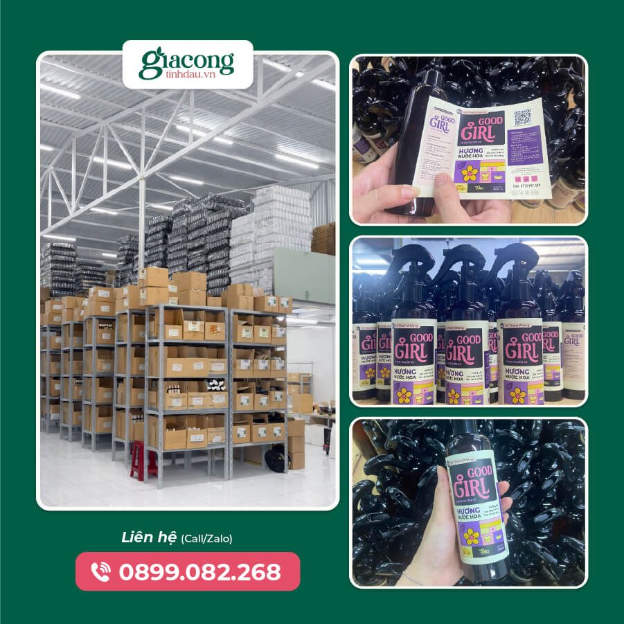 Hình ảnh thực tế sản phẩm xịt phòng nước hoa TDSC sau khi hoàn thiện