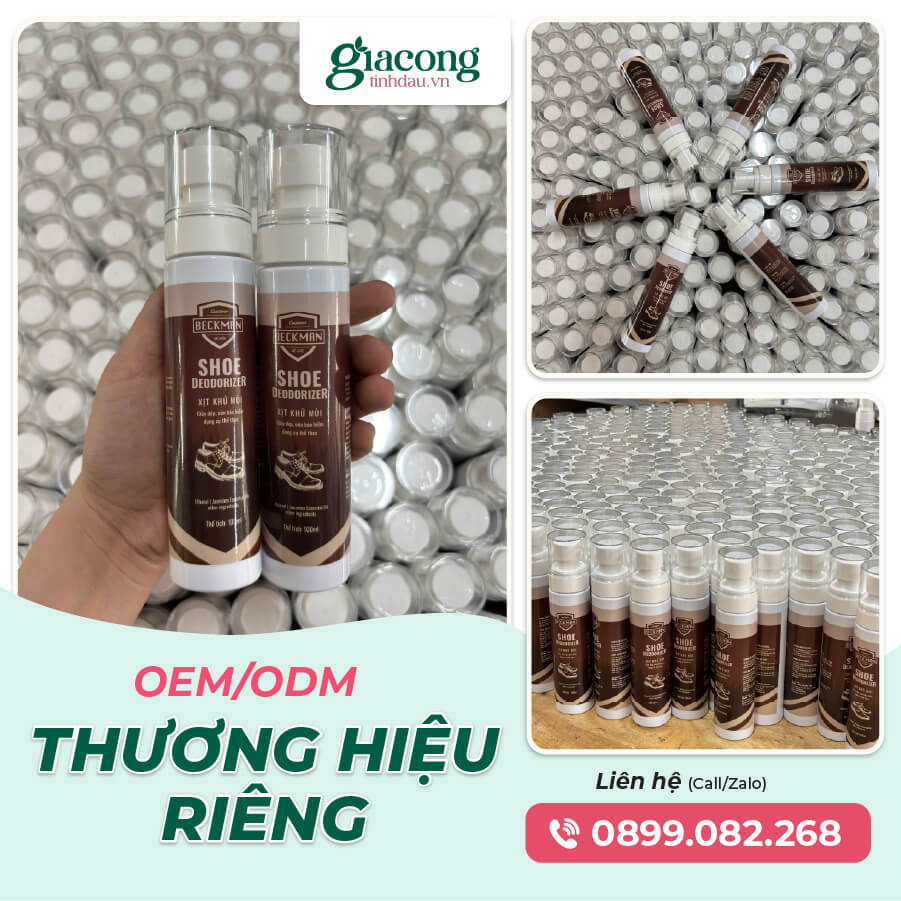 Thông số kỹ thuật và đặc điểm sản phẩm xịt khử mùi giày Beckman OEM ODM